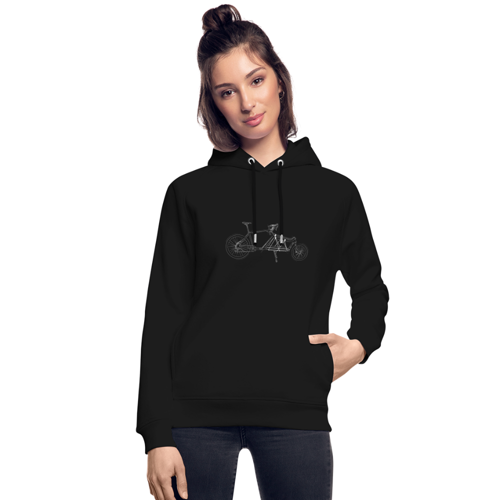 Unisex Hoodie Gravel Cargo Sketch - black
