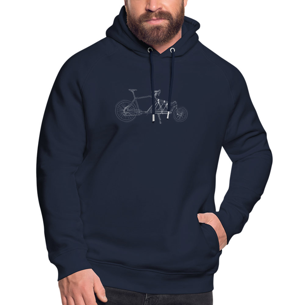 Unisex Hoodie Gravel Cargo Sketch - navy