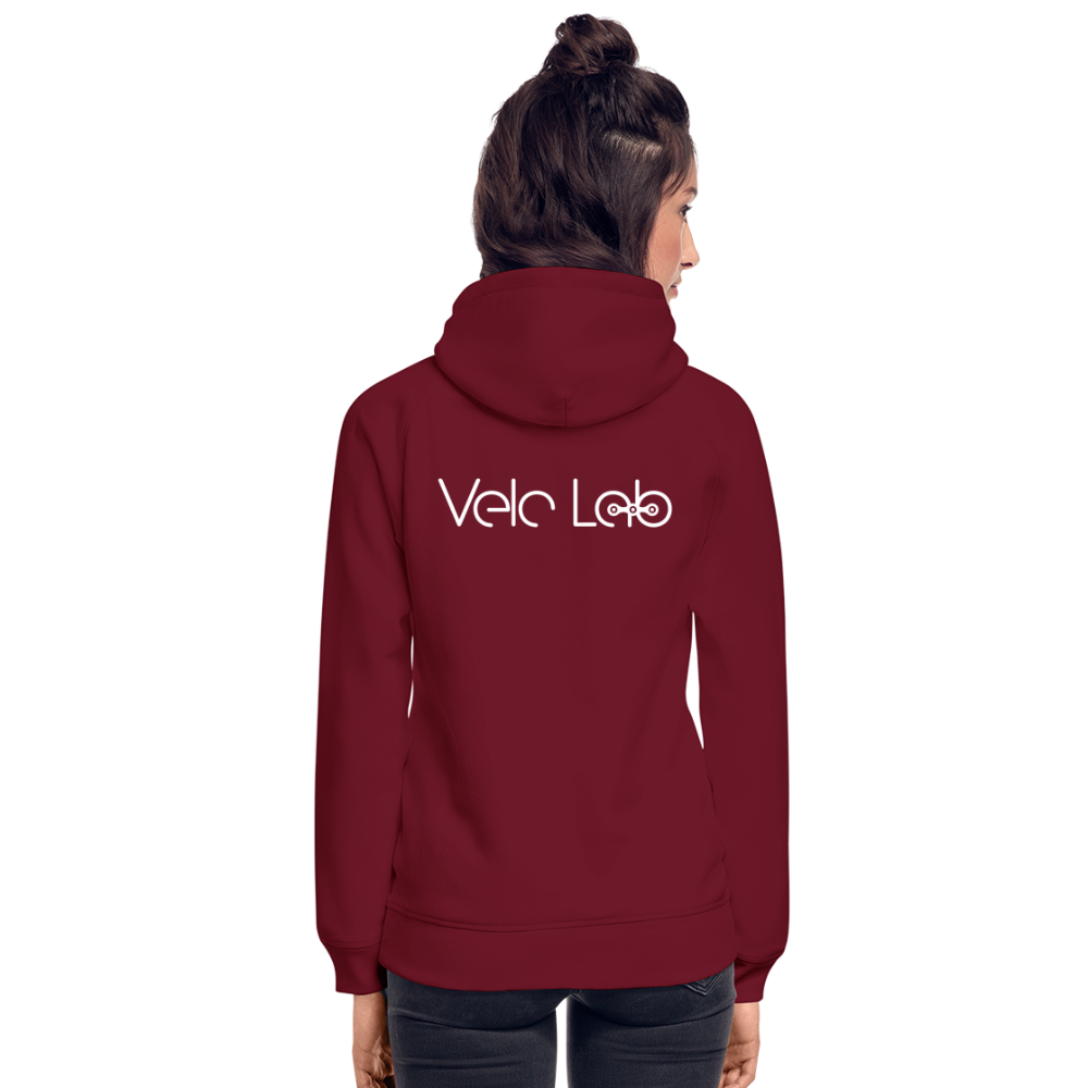 Unisex Hoodie Gravel Cargo Sketch - burgundy