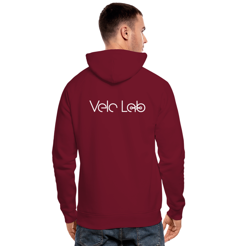 Unisex Hoodie Gravel Cargo Sketch - burgundy