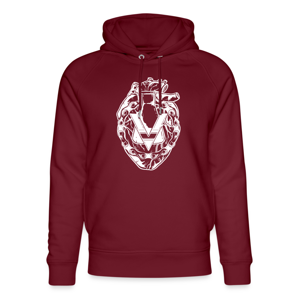 Unisex Organic Hoodie by Stanley & Stella - burgundy