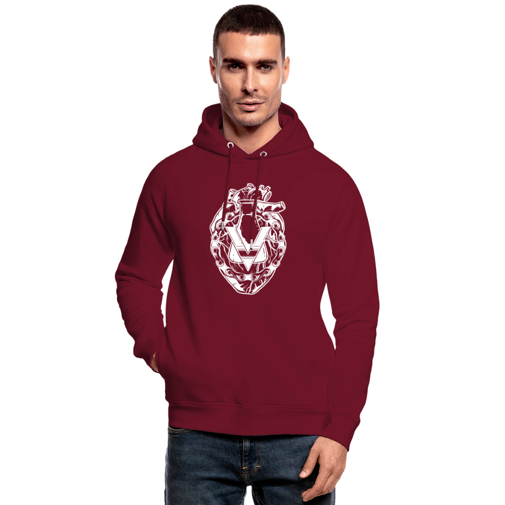 Unisex Organic Hoodie by Stanley & Stella - burgundy