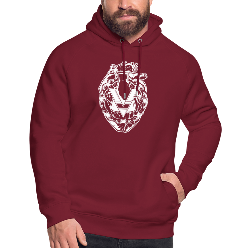 Unisex Organic Hoodie by Stanley & Stella - burgundy