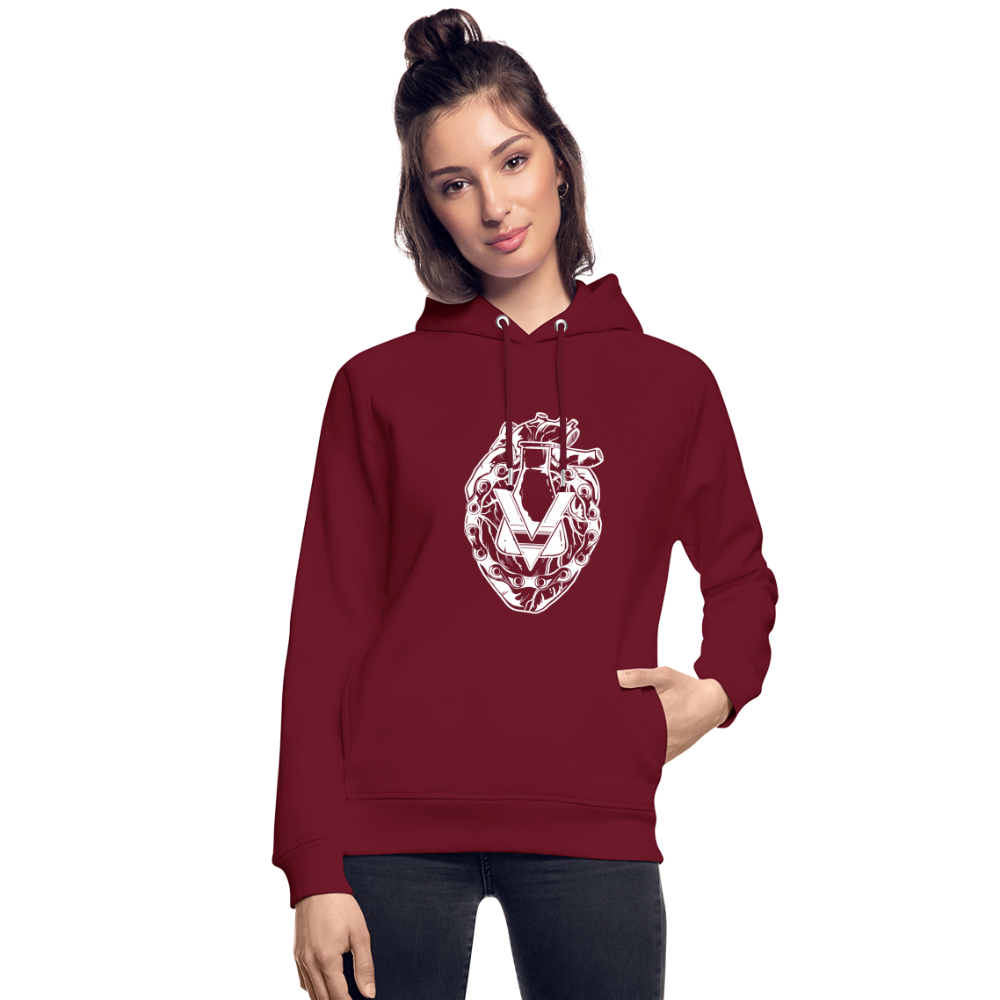 Unisex Organic Hoodie by Stanley & Stella - burgundy