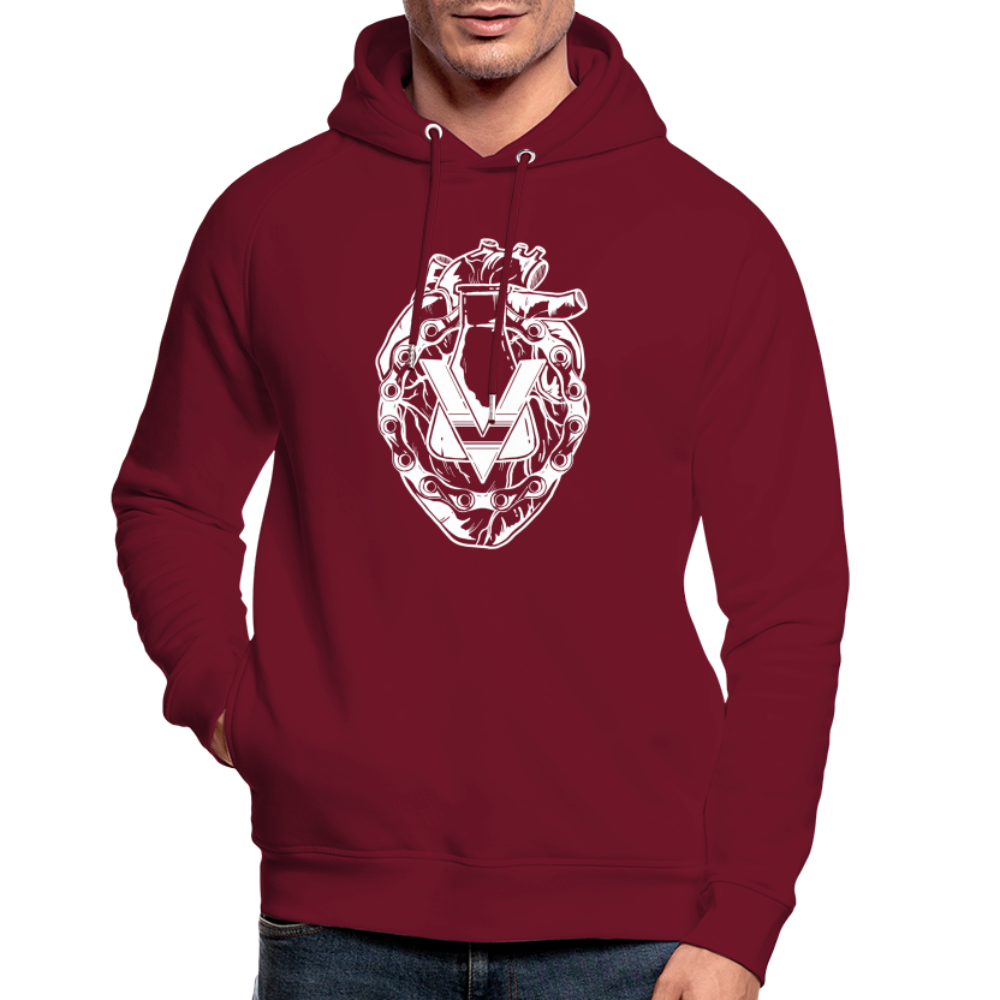 Unisex Organic Hoodie by Stanley & Stella - burgundy