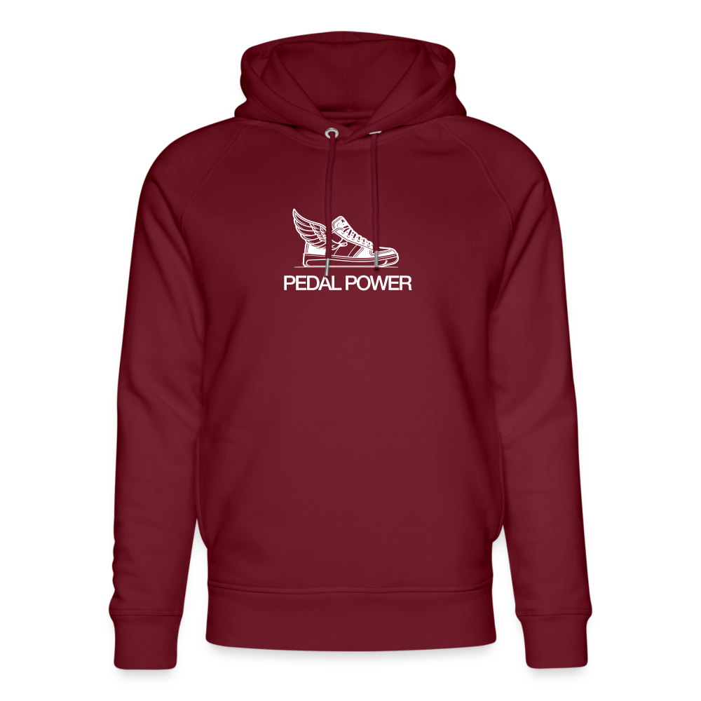 Pedal Power Unisex Hoodie - burgundy