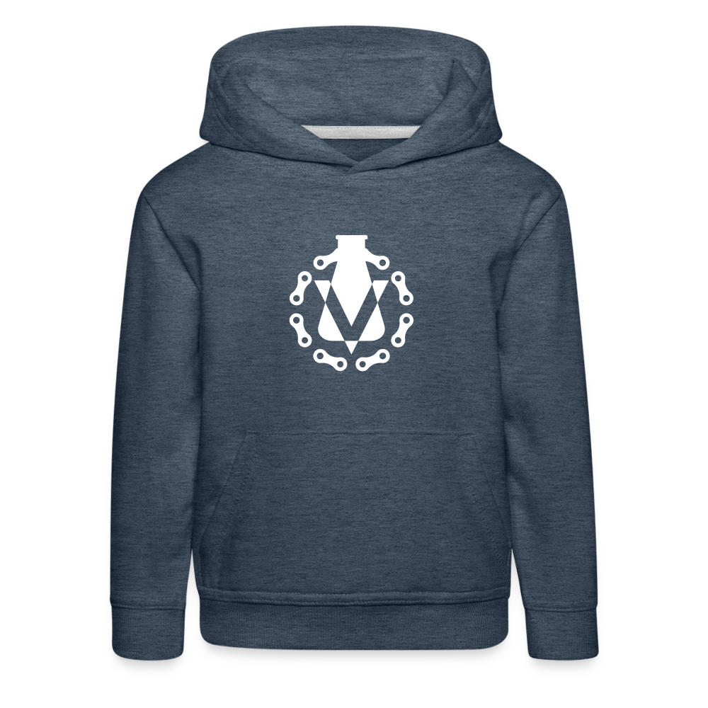 Kids' Premium Hoodie - heather denim
