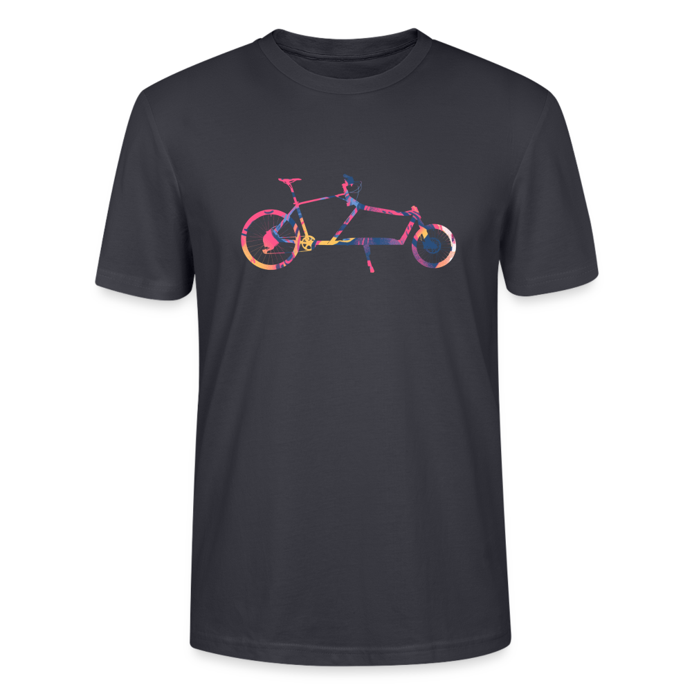 Velo Lab Colour splash Bike - T-shirt Men - Dunkles Graublau