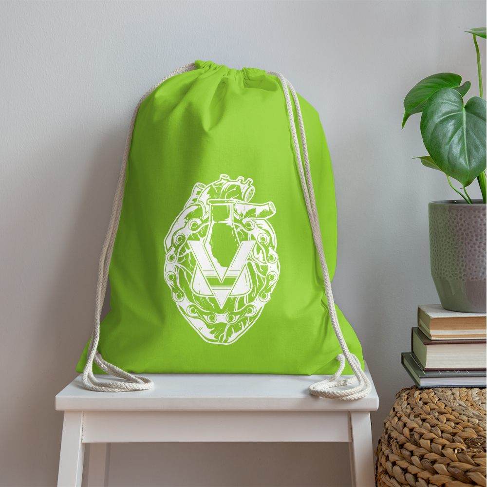 Drawstring Bag - neon green