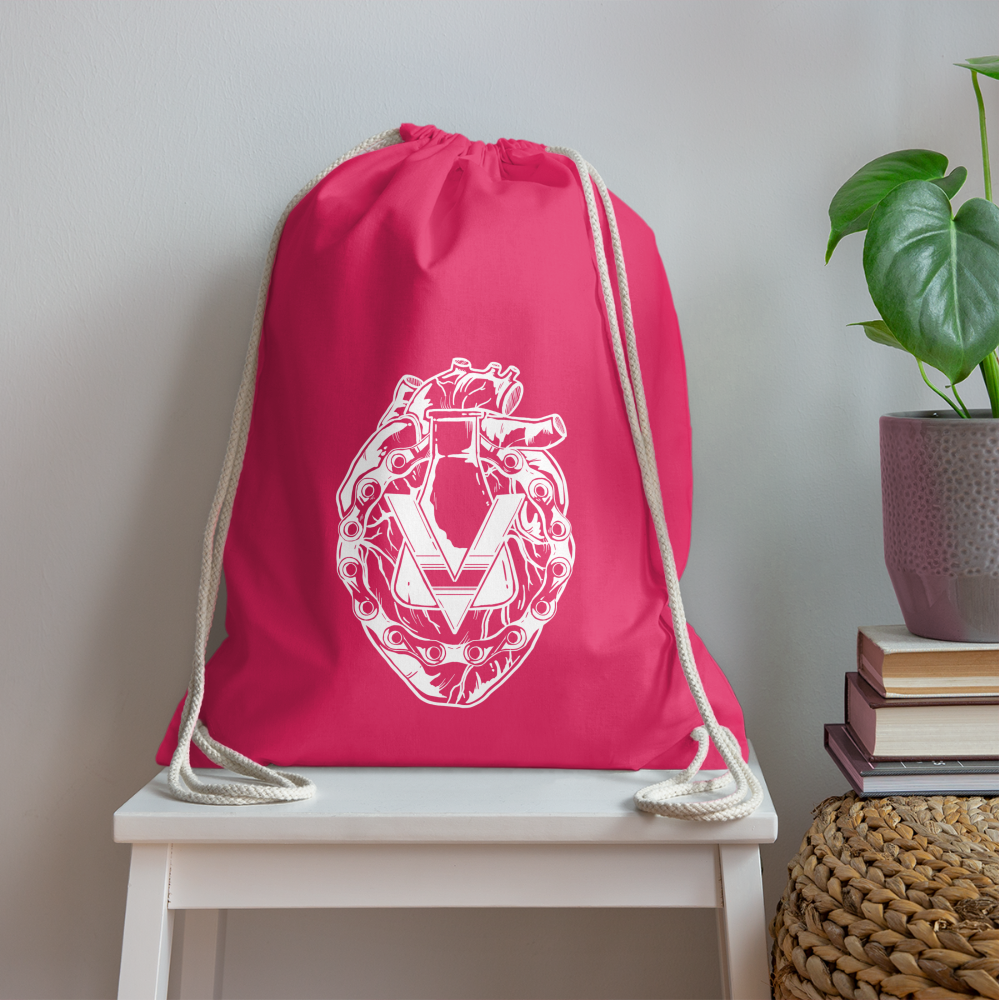 Drawstring Bag - fuchsia