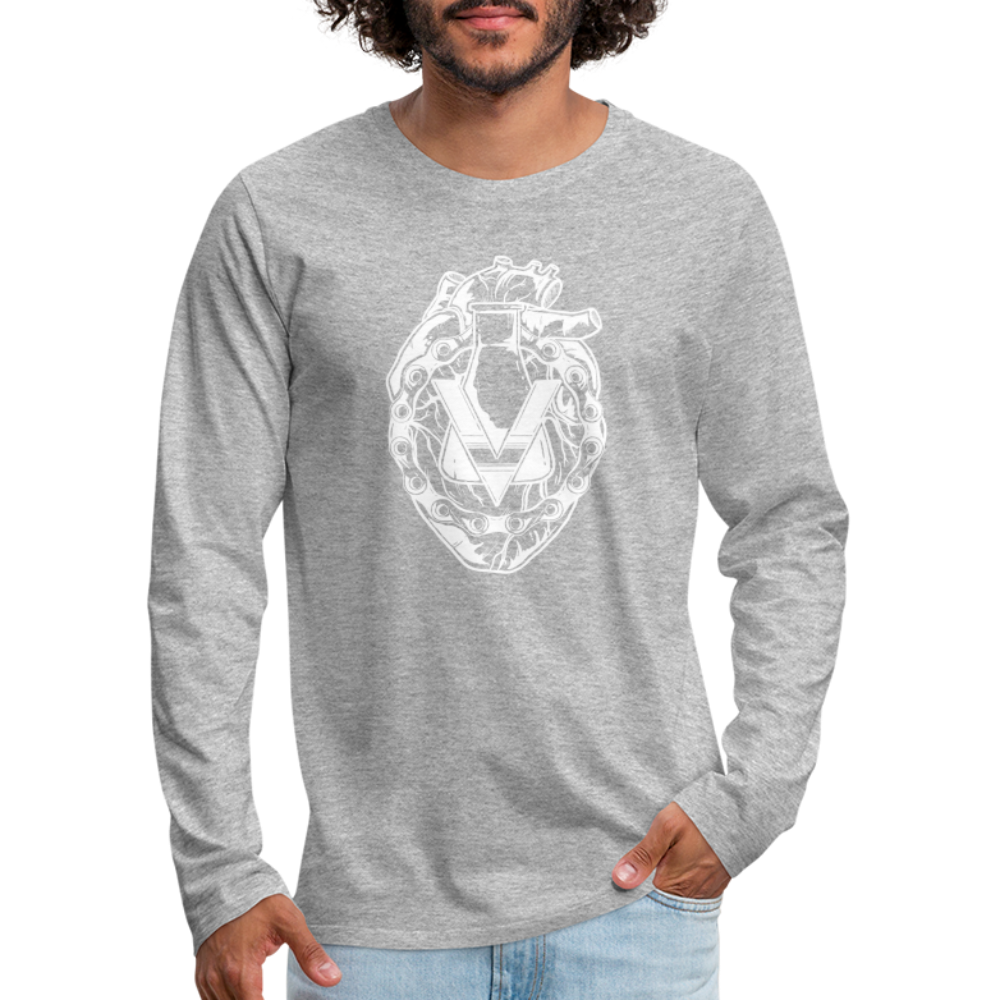 Men's Premium Longsleeve Shirt - heather grey