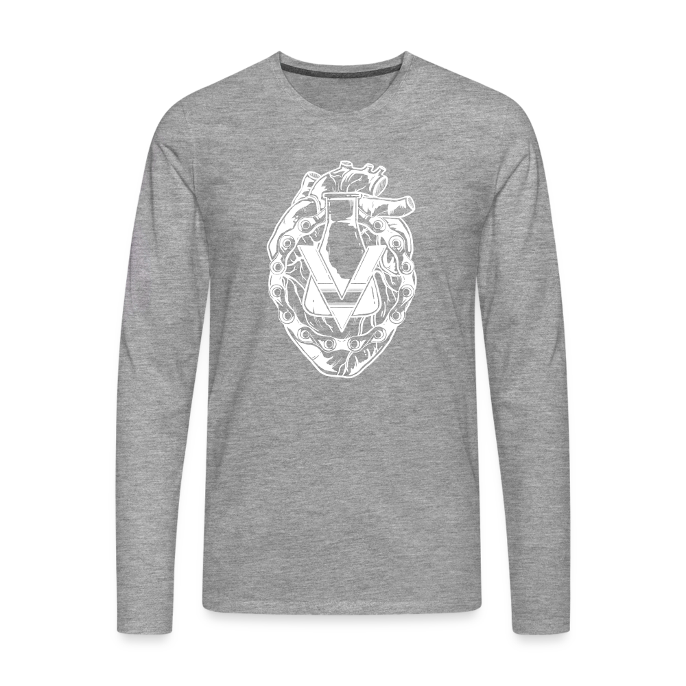 Men's Premium Longsleeve Shirt - heather grey