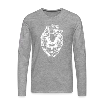 Men's Premium Longsleeve Shirt - heather grey