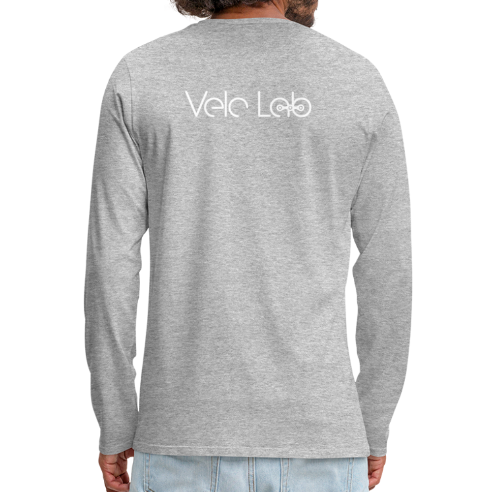 Men's Premium Longsleeve Shirt - heather grey