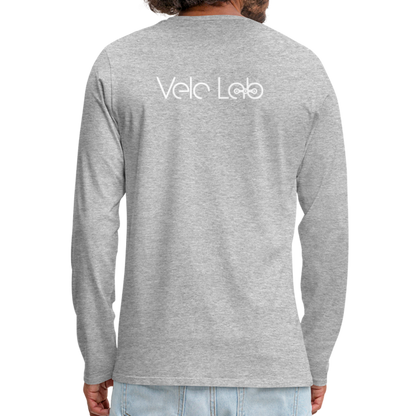 Men's Premium Longsleeve Shirt - heather grey