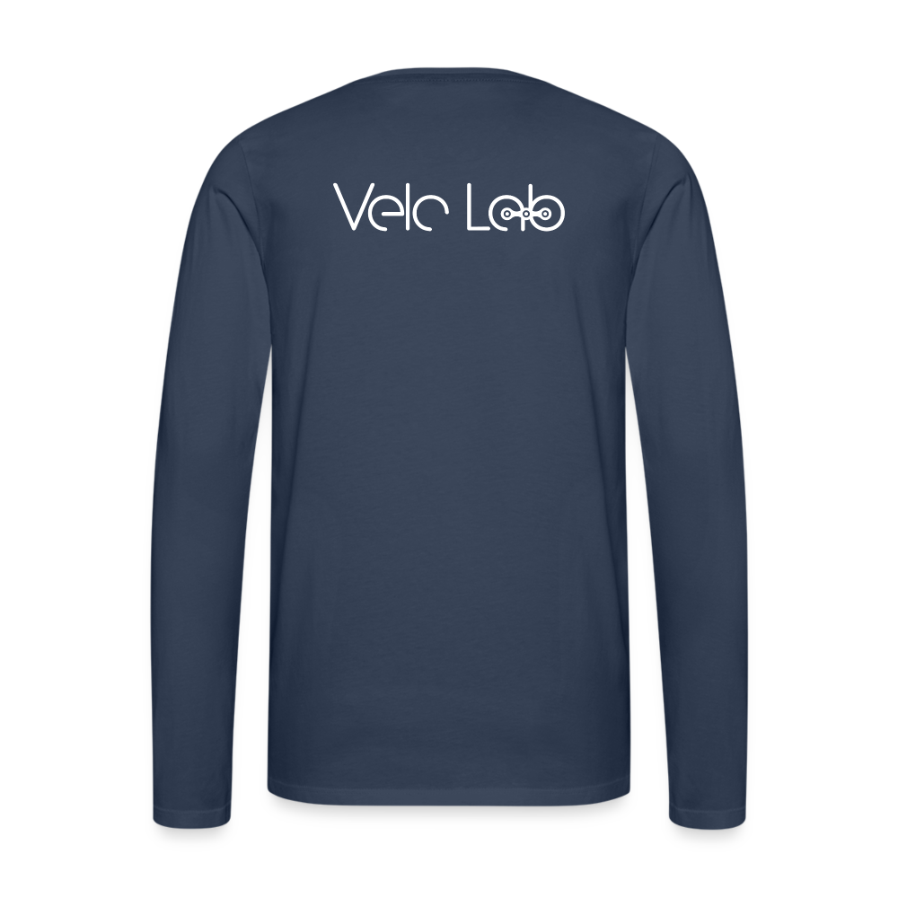 Men's Premium Longsleeve Shirt - navy