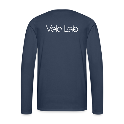 Men's Premium Longsleeve Shirt - navy