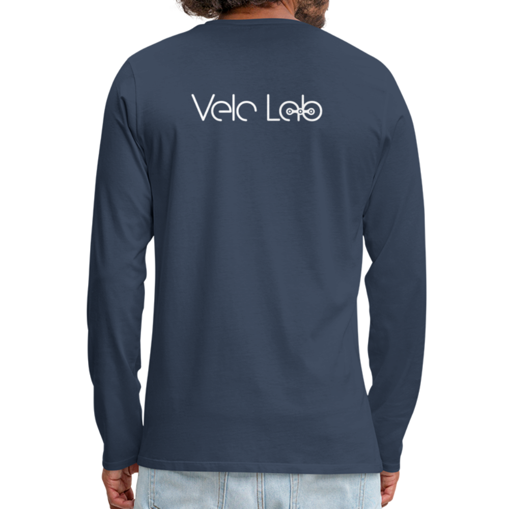 Men's Premium Longsleeve Shirt - navy