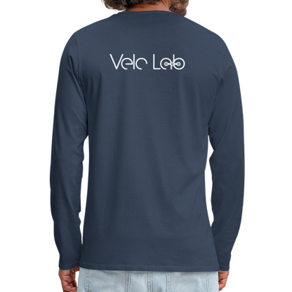 Men's Premium Longsleeve Shirt - navy