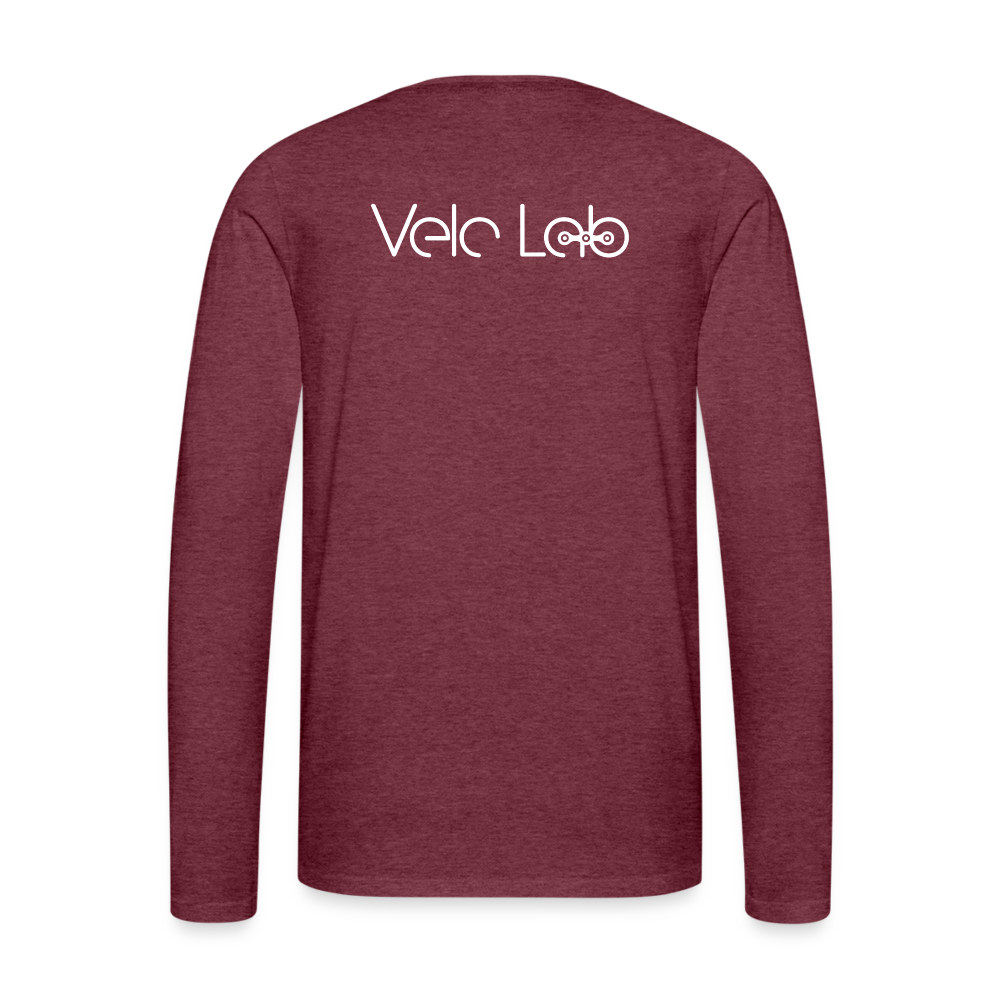 Men's Premium Longsleeve Shirt - heather burgundy