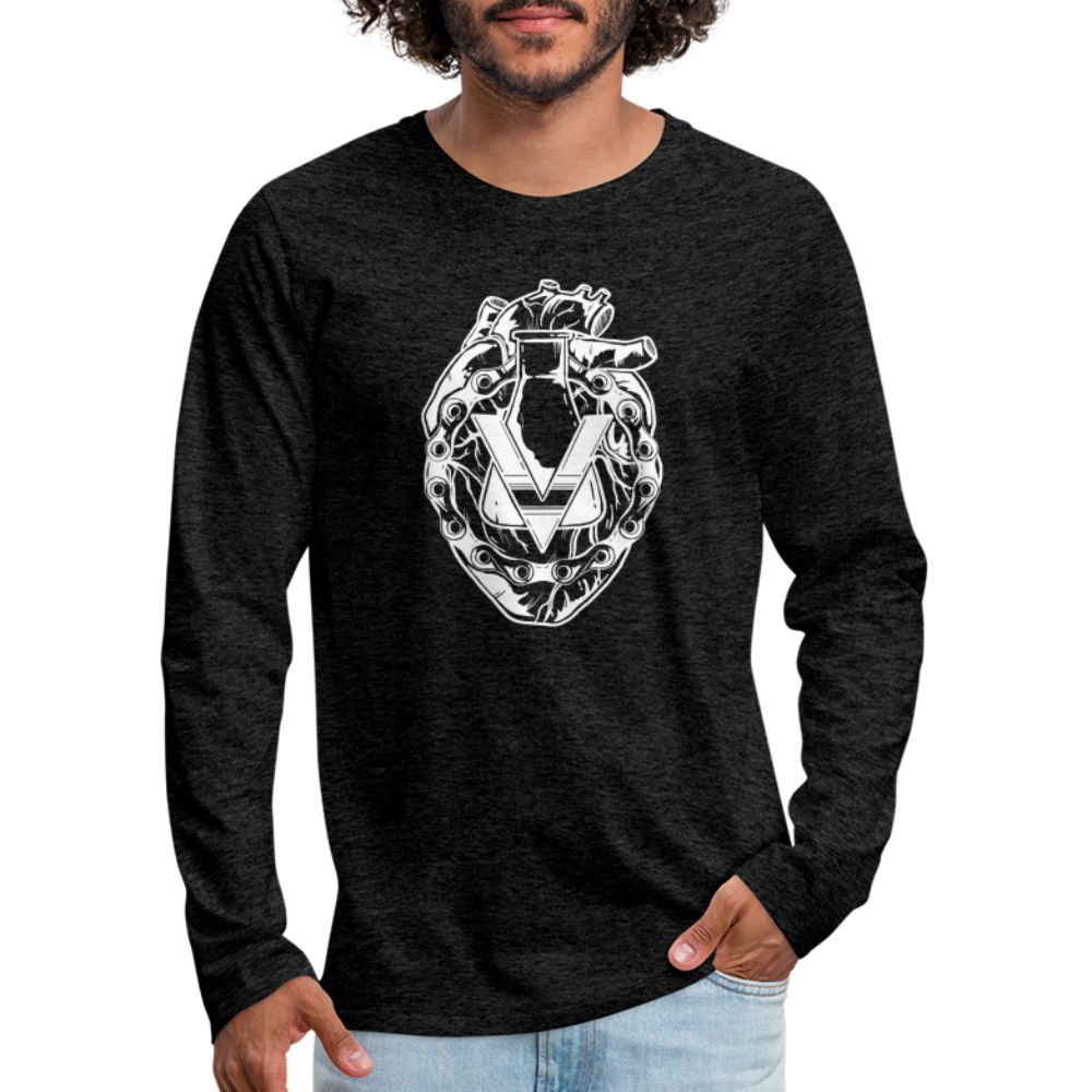 Men's Premium Longsleeve Shirt - charcoal grey