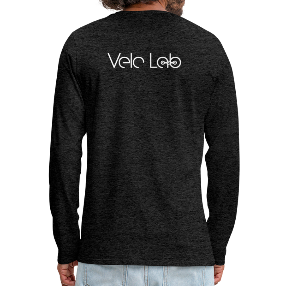 Men's Premium Longsleeve Shirt - charcoal grey