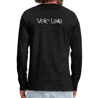 Men's Premium Longsleeve Shirt - charcoal grey