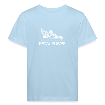 Kinder Pedal Power Bio-T-Shirt - light blue
