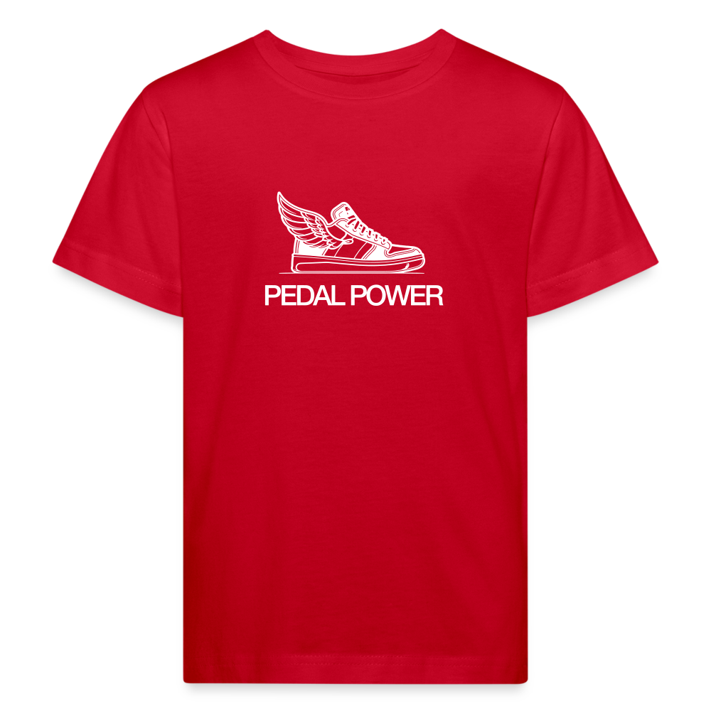 Kinder Pedal Power Bio-T-Shirt - red