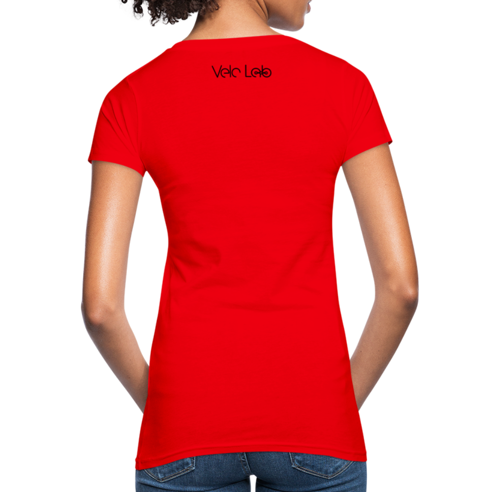 Frauen Average Cyclist Bio-T-Shirt - red