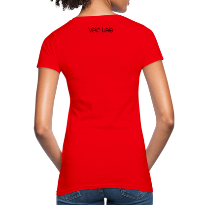 Frauen Average Cyclist Bio-T-Shirt - red