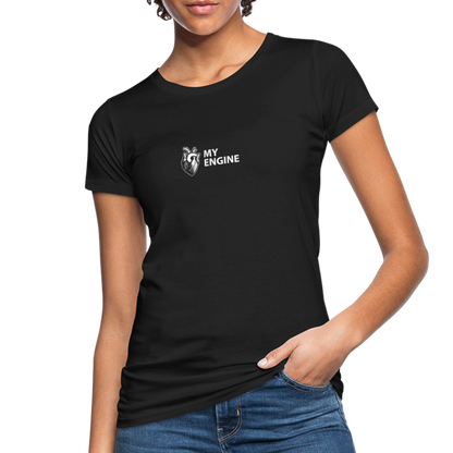 Frauen My Engine Bio-T-Shirt - black