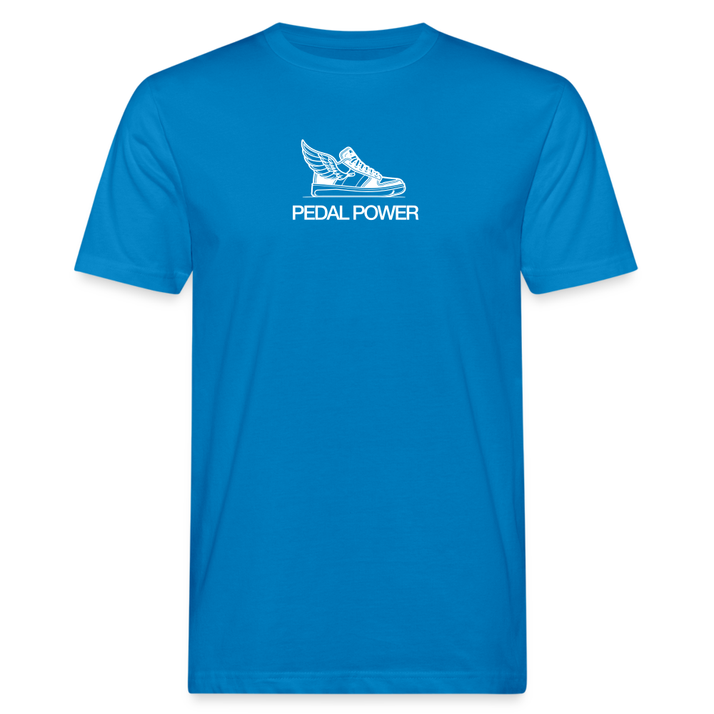 Pedal Power T-Shirt - peacock-blue