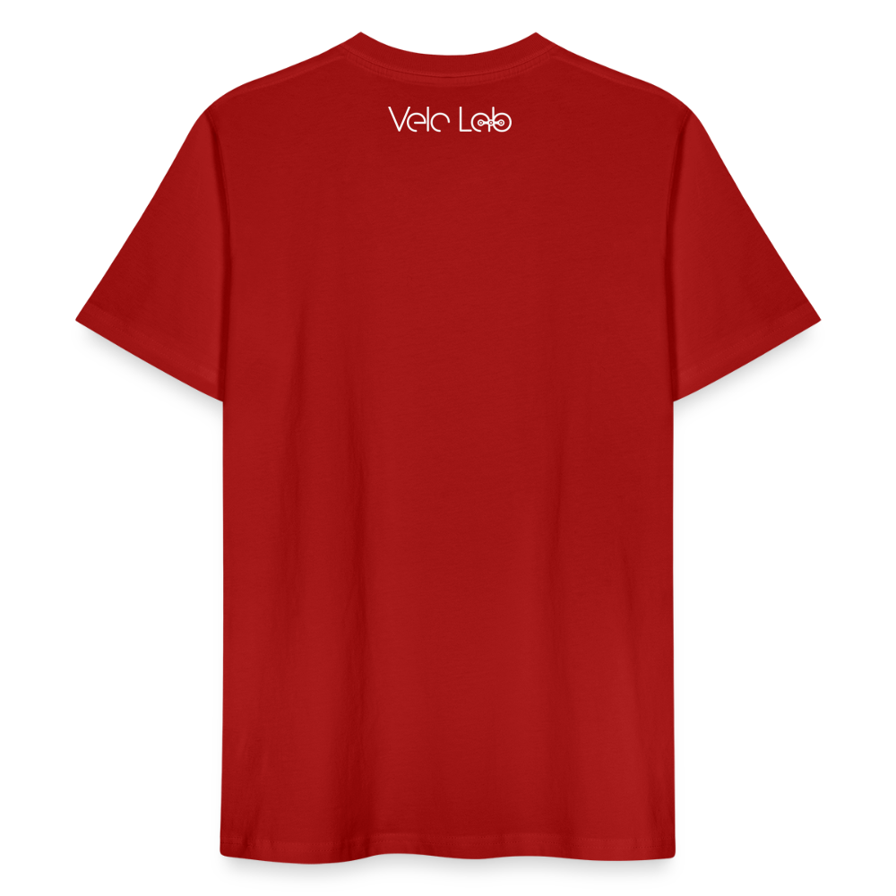 Herz Men's Organic T-Shirt - dark red
