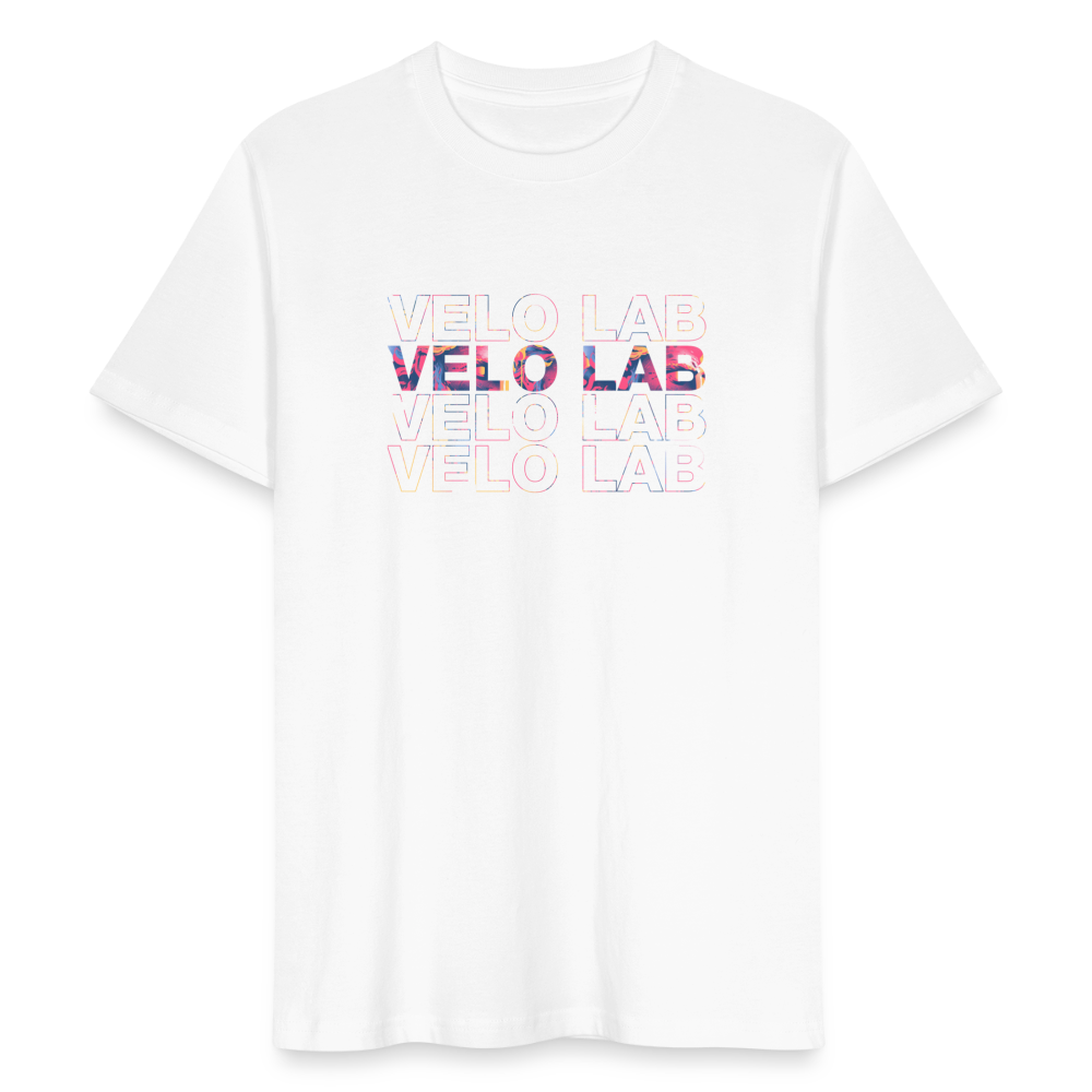 Velo Lab Colour splash Logos -T-shirt Men - weiß