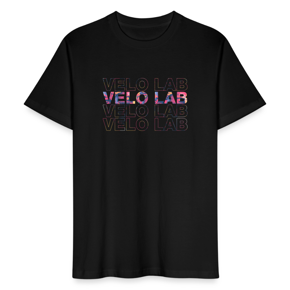 Velo Lab Colour splash Logos -T-shirt Men - Schwarz