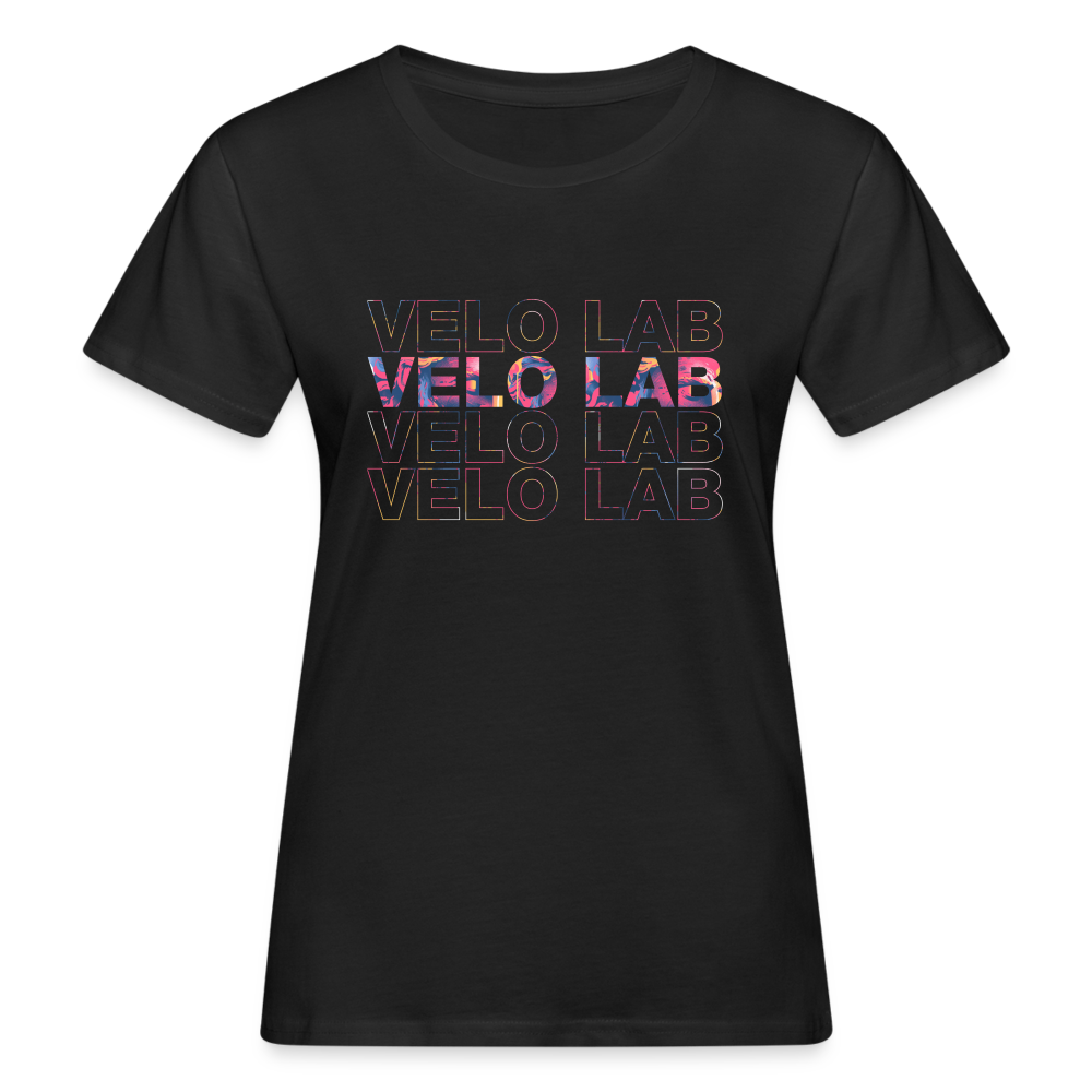 Velo Lab Colour splash Logos - T-shirt Women - Schwarz