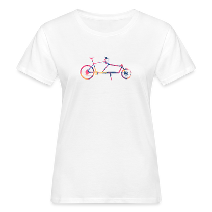 Velo Lab Colour splash Bike - T-shirt Women - weiß