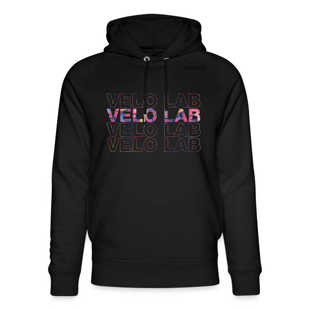 Colour splash Logos Unisex Hoodie - Schwarz