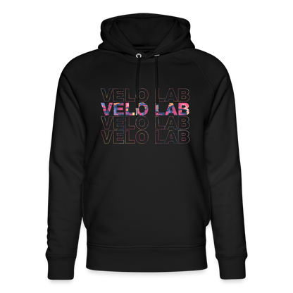 Colour splash Logos Unisex Hoodie - Schwarz