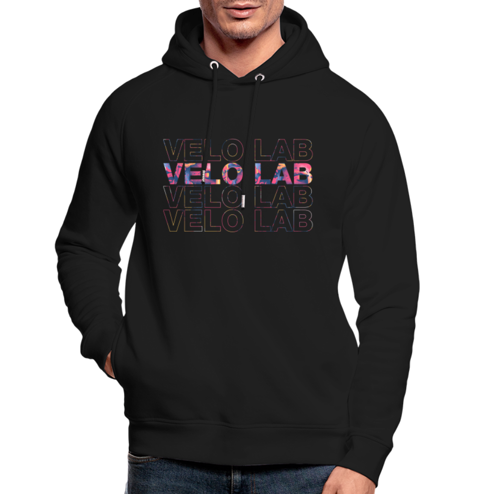 Colour splash Logos Unisex Hoodie - Schwarz