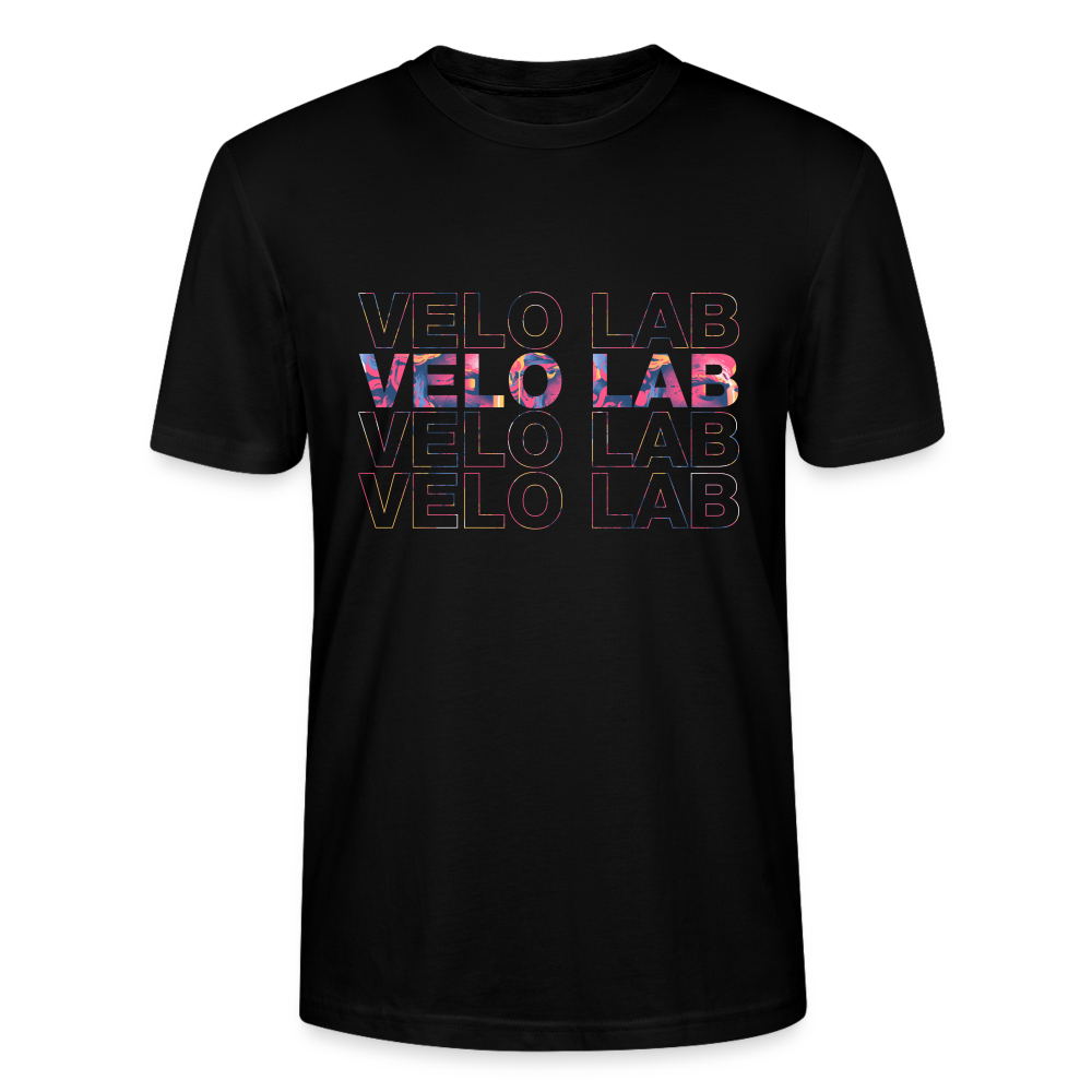 Velo Lab Colour splash Logos -T-shirt Men - Schwarz