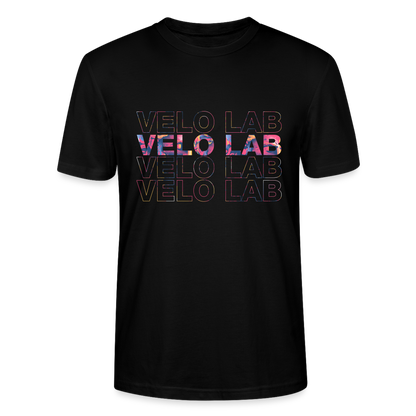 Velo Lab Colour splash Logos -T-shirt Men - Schwarz