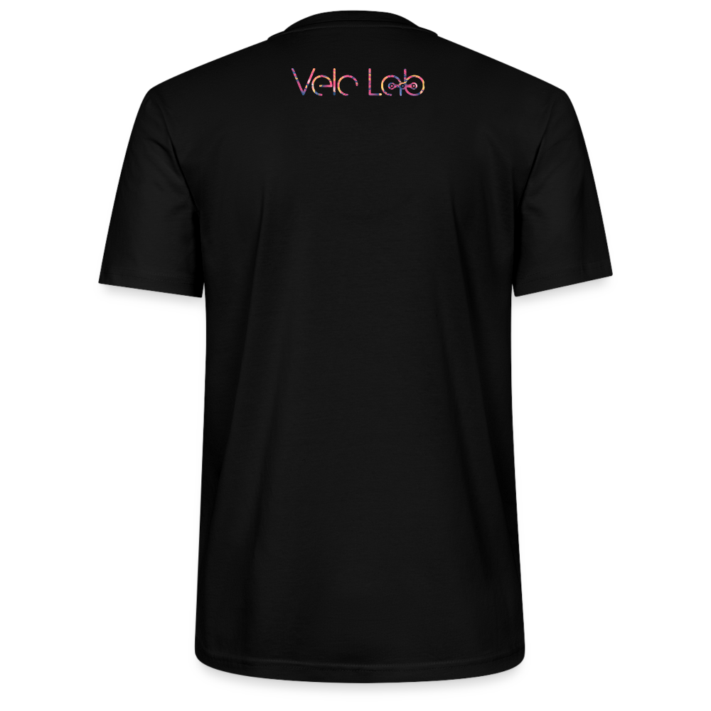 Velo Lab Colour splash Logos -T-shirt Men - Schwarz