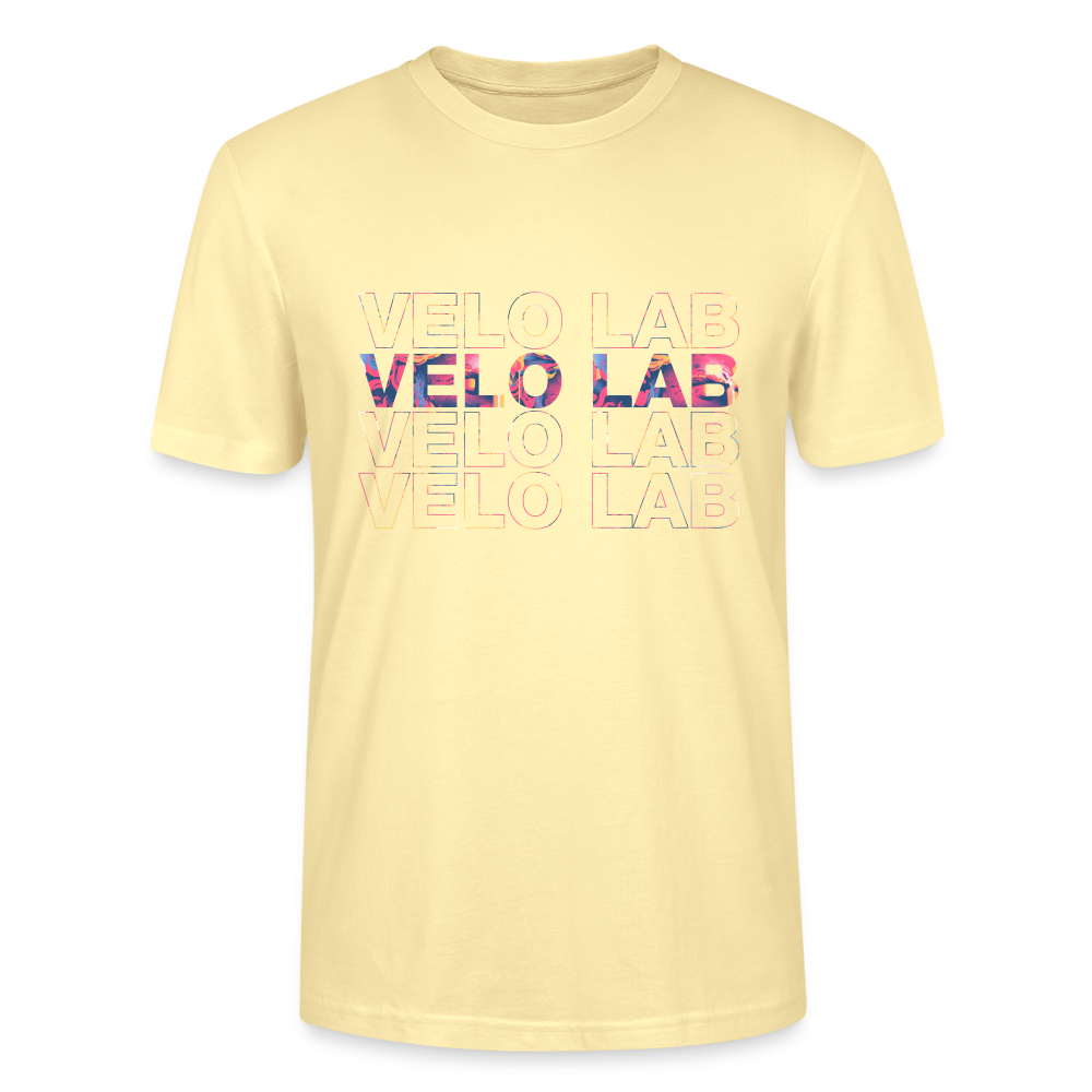 Velo Lab Colour splash Logos -T-shirt Men - Creme