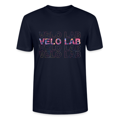 Velo Lab Colour splash Logos -T-shirt Men - Navy