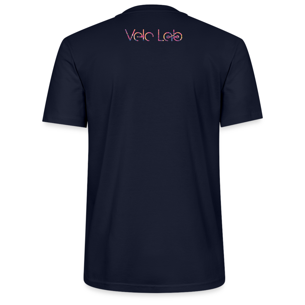 Velo Lab Colour splash Logos -T-shirt Men - Navy