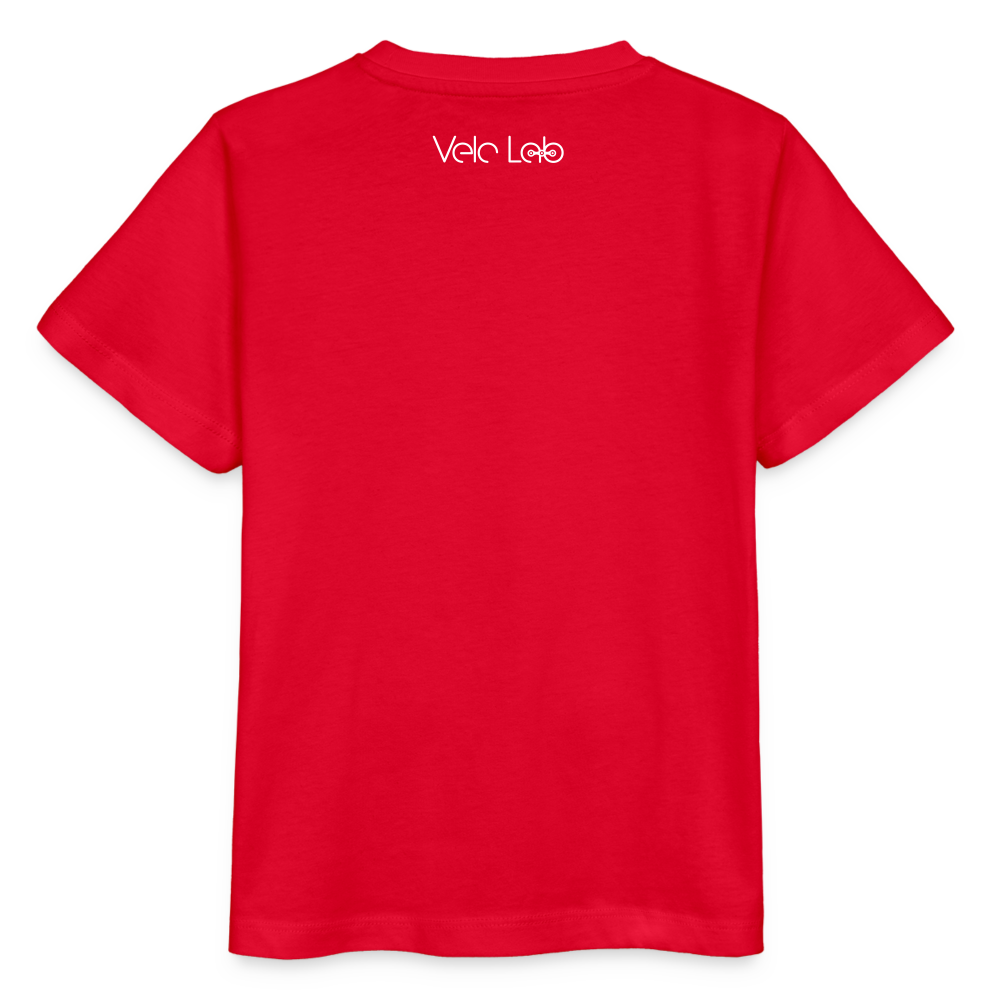 Kinder Pedal Power Bio-T-Shirt - Rot