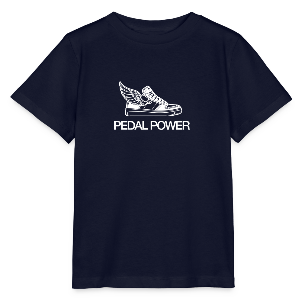 Kinder Pedal Power Bio-T-Shirt - Navy