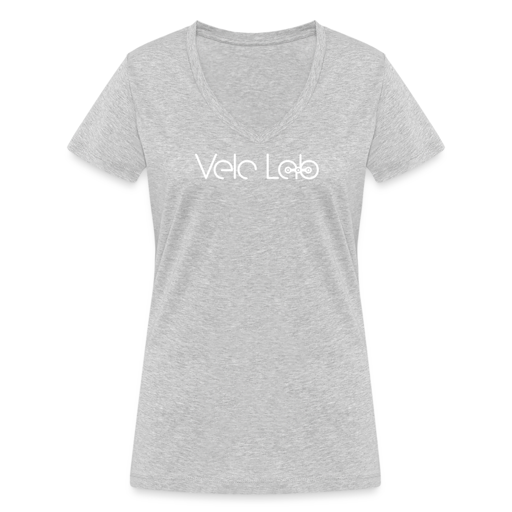 Women's Organic V-Neck T-Shirt by Stanley & Stella - heather grey